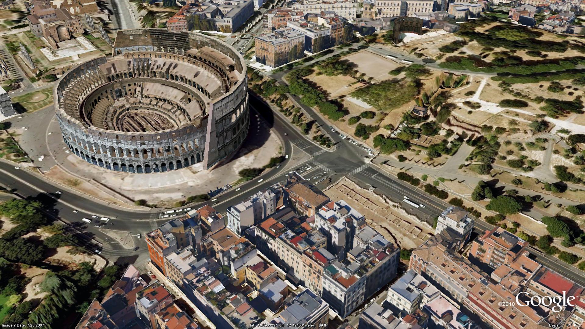 Colosseo Google Earth