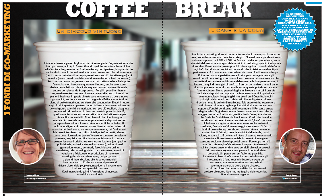 Coffee Break – I fondi di co-marketing