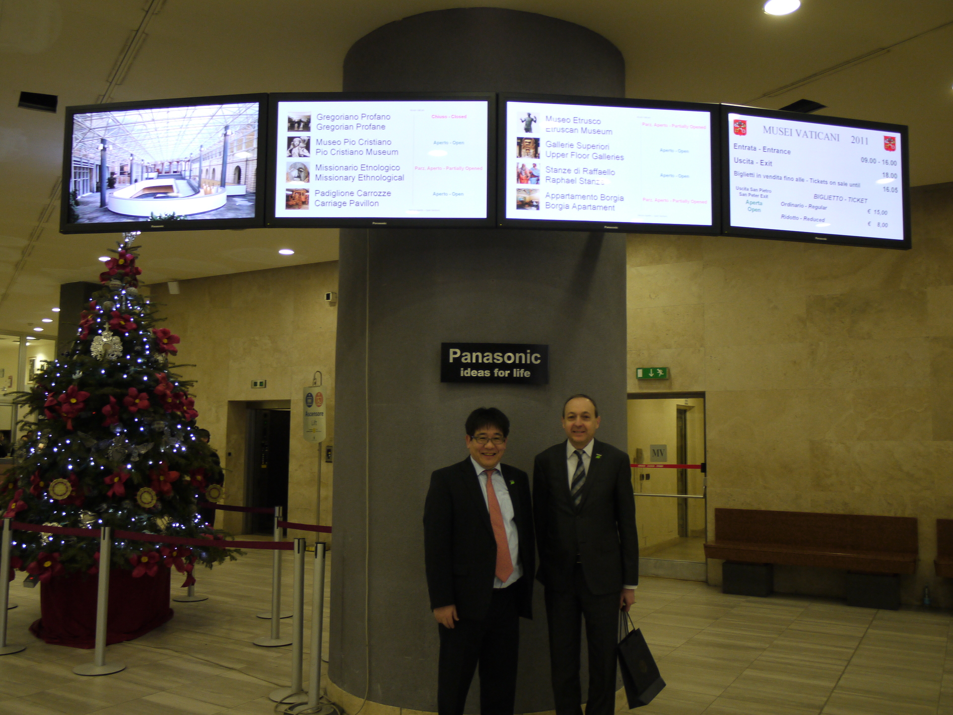 Panasonic protagonista dei Musei Vaticani con il Digital Signage