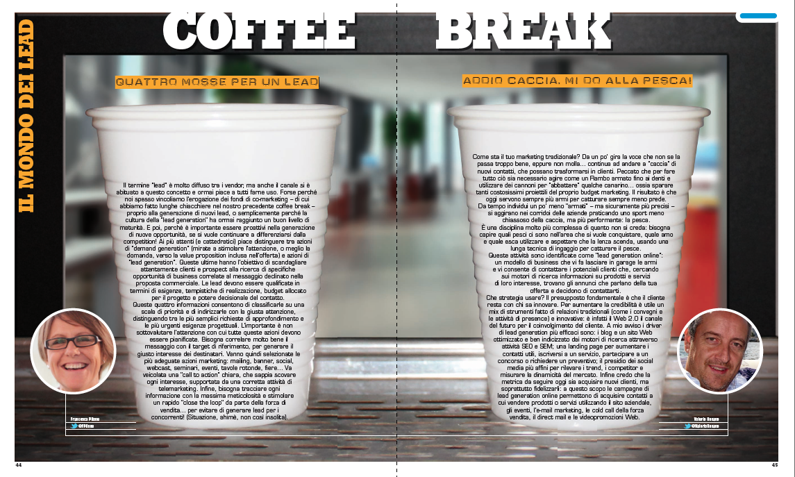 Coffee Break – Il mondo dei Lead