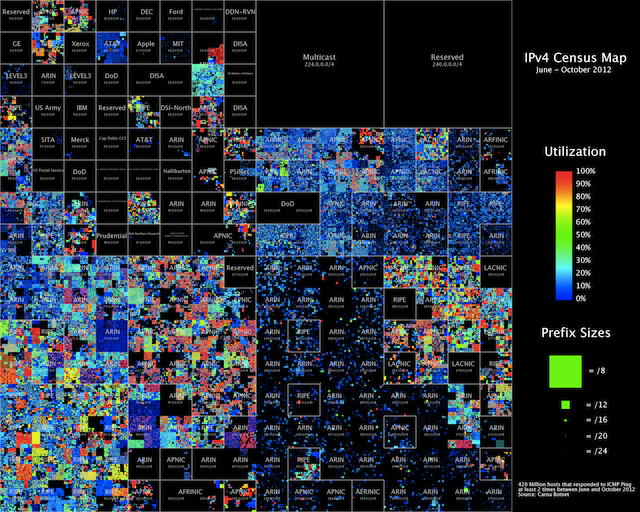 La mappa dei 460 milioni di pc – Tutti i dati
