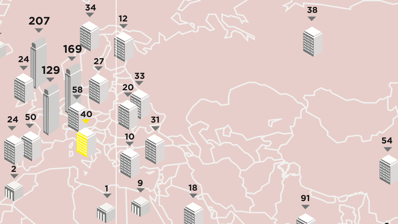 La mappa dei data center nel mondo / infografica