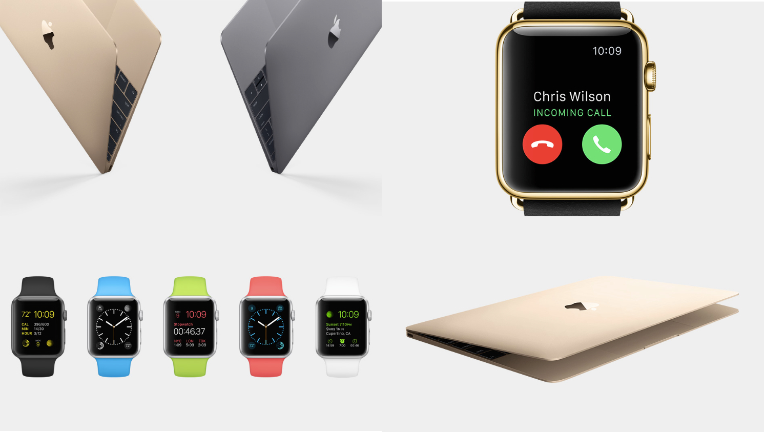 I dettagli di Apple Watch e del nuovo MacBook