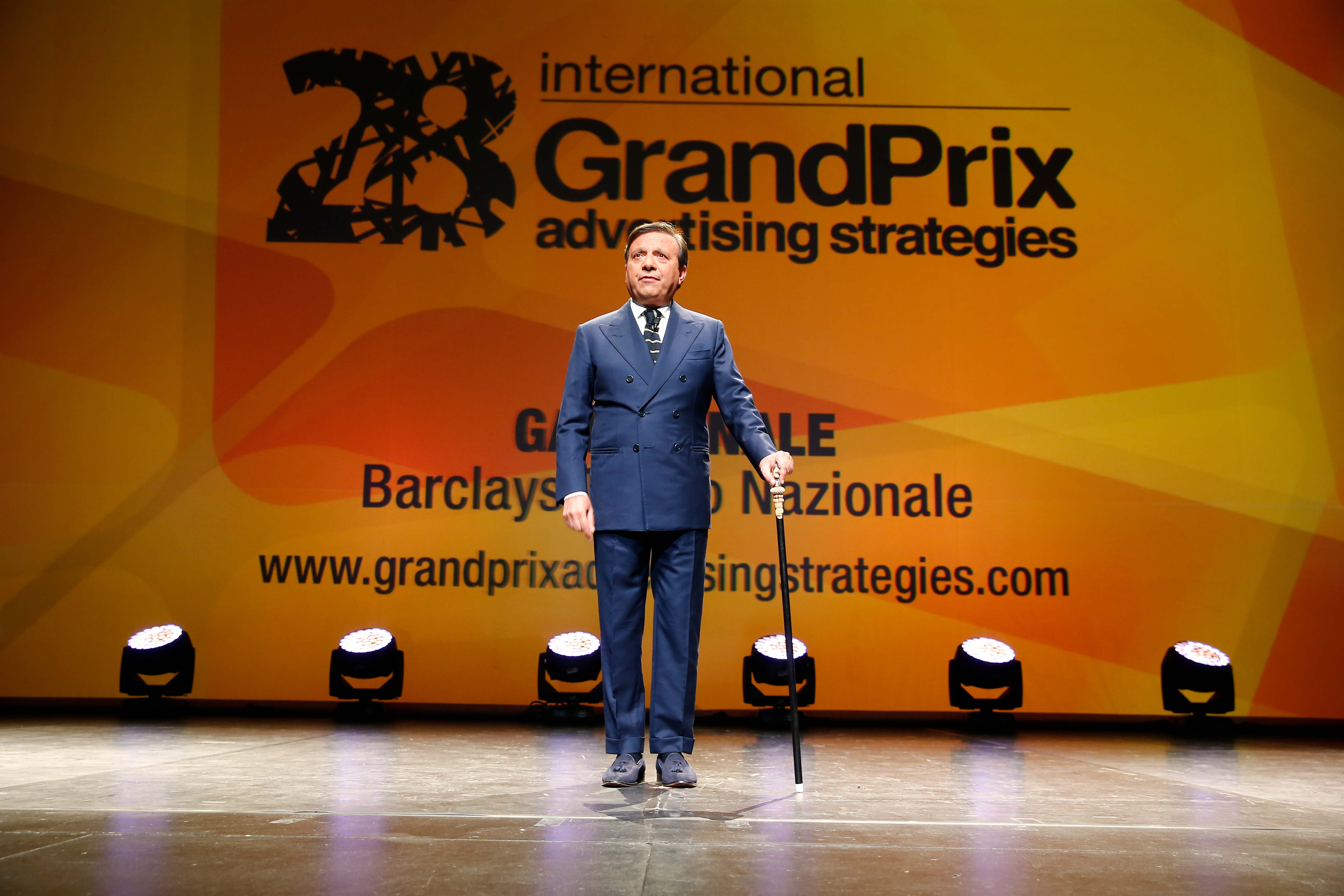 Chiambretti premia i grandi della comunicazione all’International GrandPrix Advertising