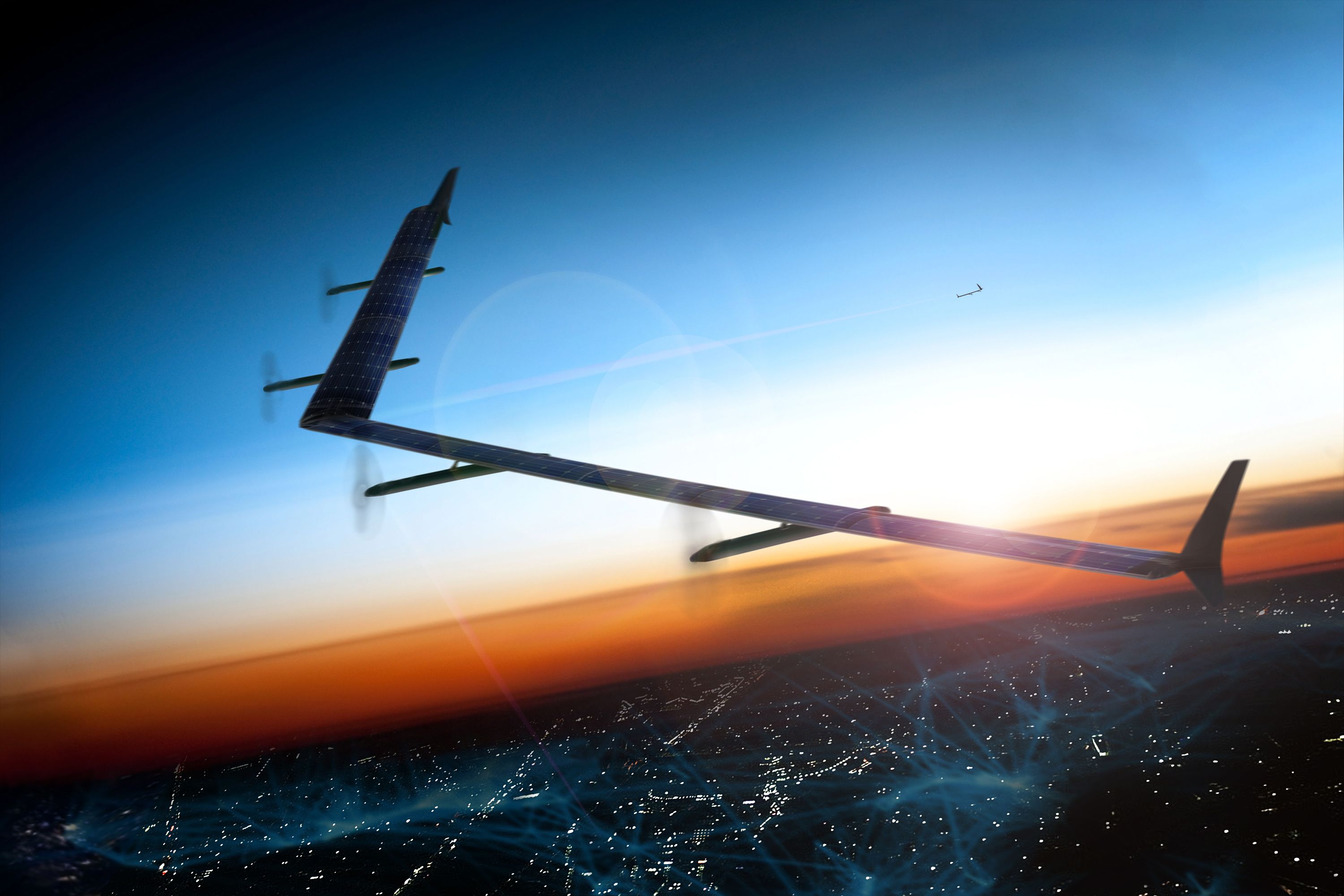 Facebook Aquila, l’aereo a energia solare per la connettività universale