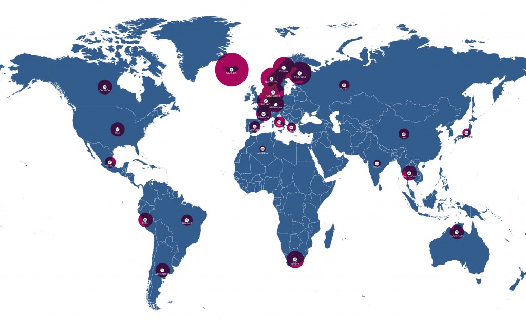 global gender gap geografia-donne