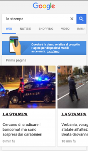 AMP Google nuovo metodo di ricerca per mobile