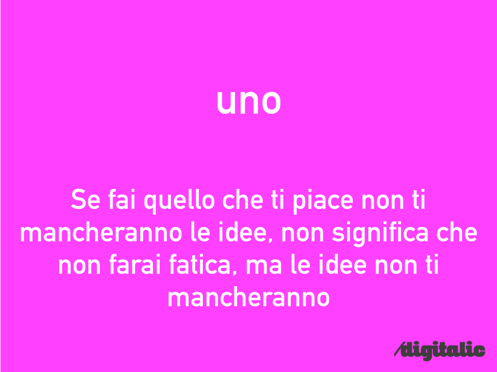 Le 10 cose che ho imparato facendo Digitalic