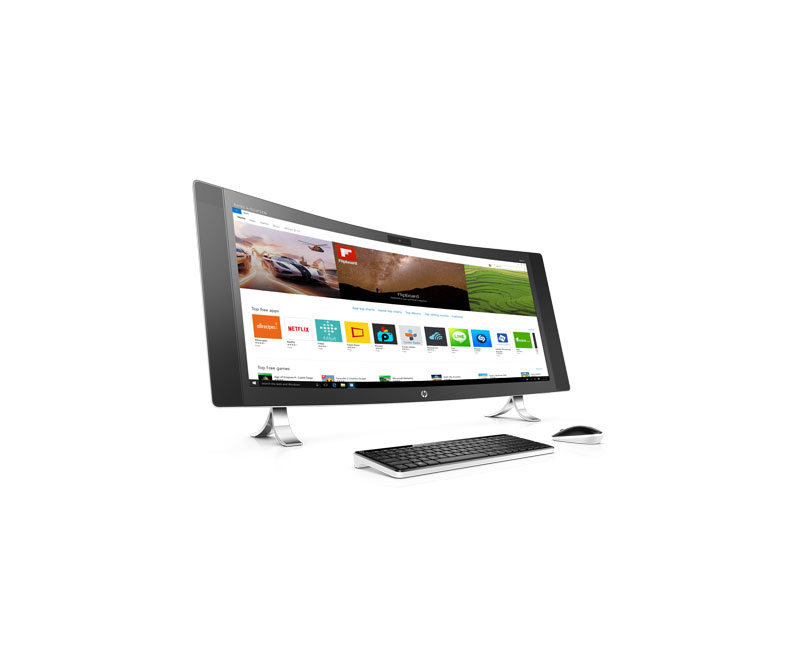 Envy Curved All-in-One HP PC Schermo Curvo