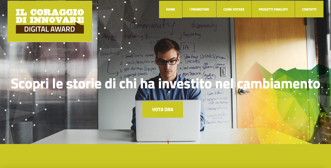“Il coraggio di innovare – Digital Award” al via le votazioni