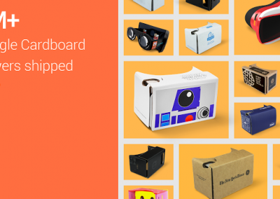 Google Cardboard 5 milioni di fan