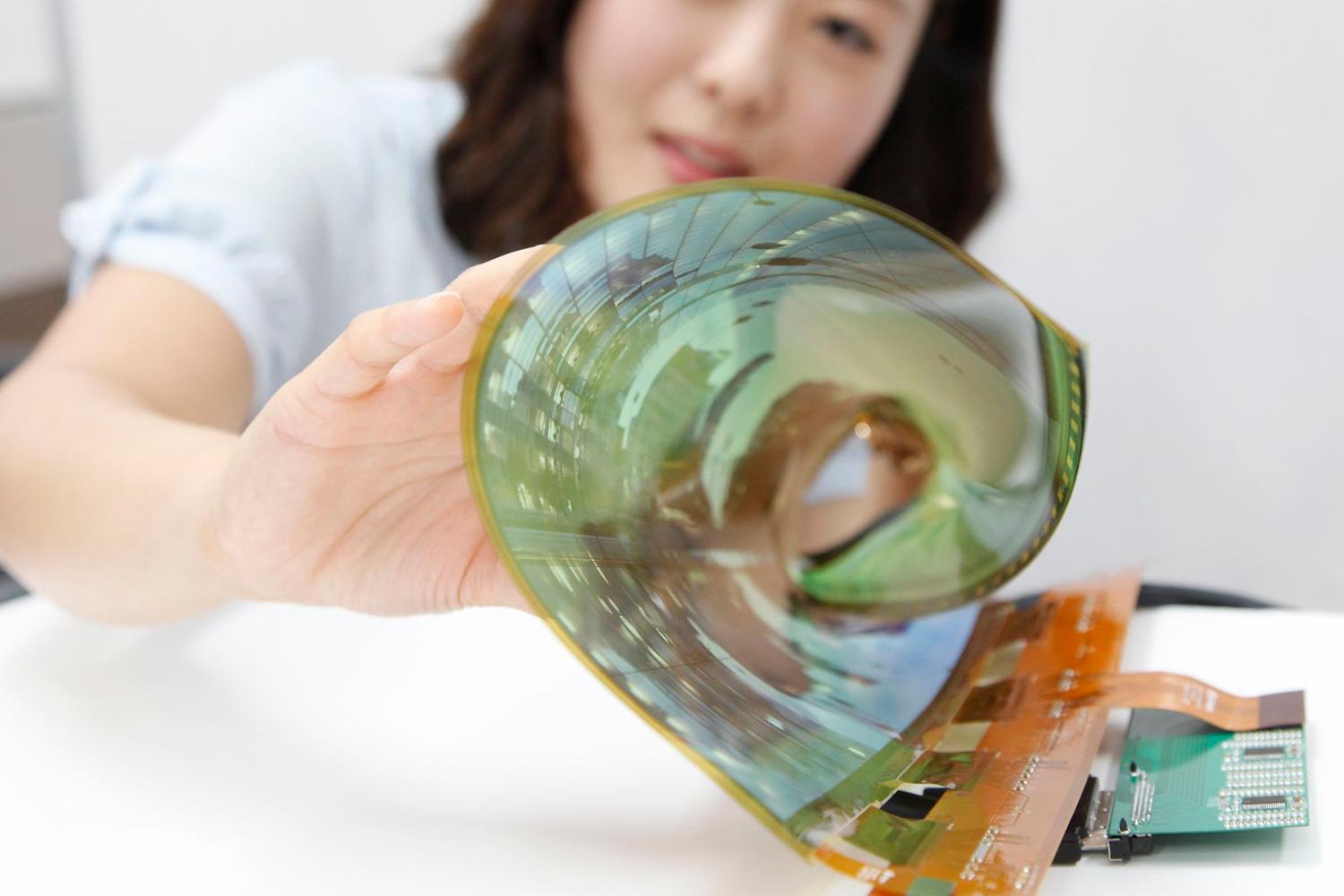 LG Oled display rollable