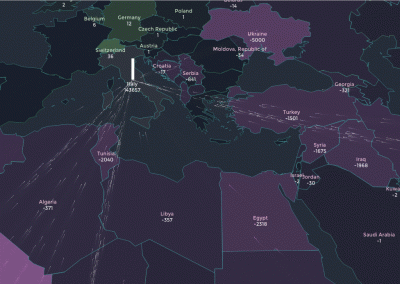 Mappa migranti infografica