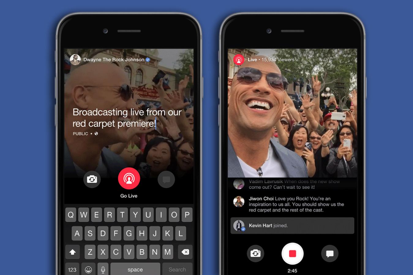 Facebook live streaming : contratti con media e celebrities per oltre $50 milioni