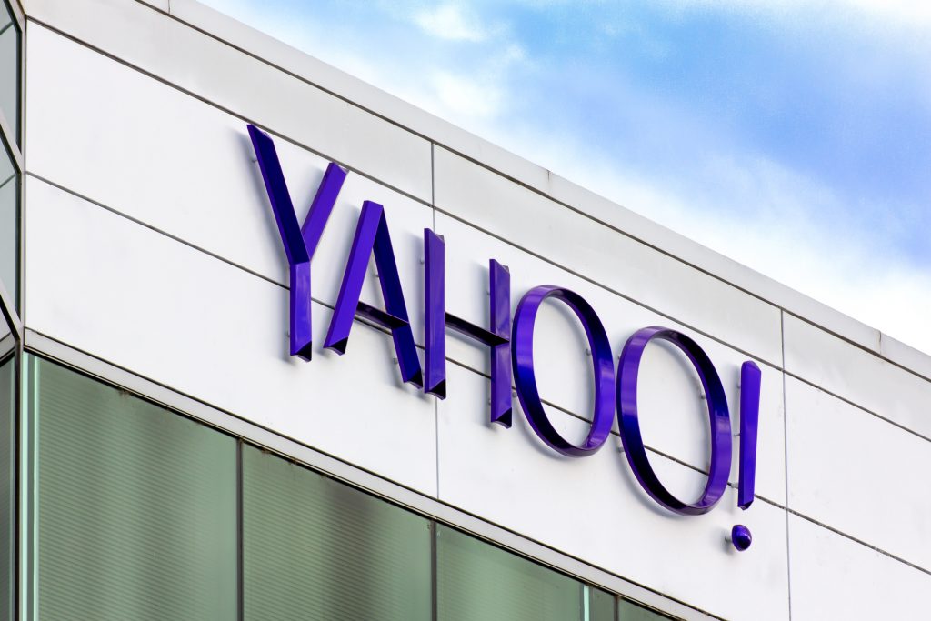 Yahoo Corporate Headquarters Sign