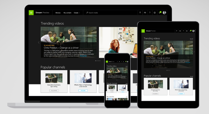 Microsoft Stream, il video streaming gratis per il business