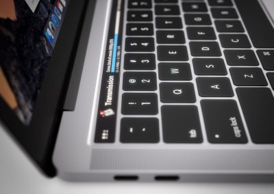 Nuovi Mac Book Pro con display Oled - trasmissione Concept