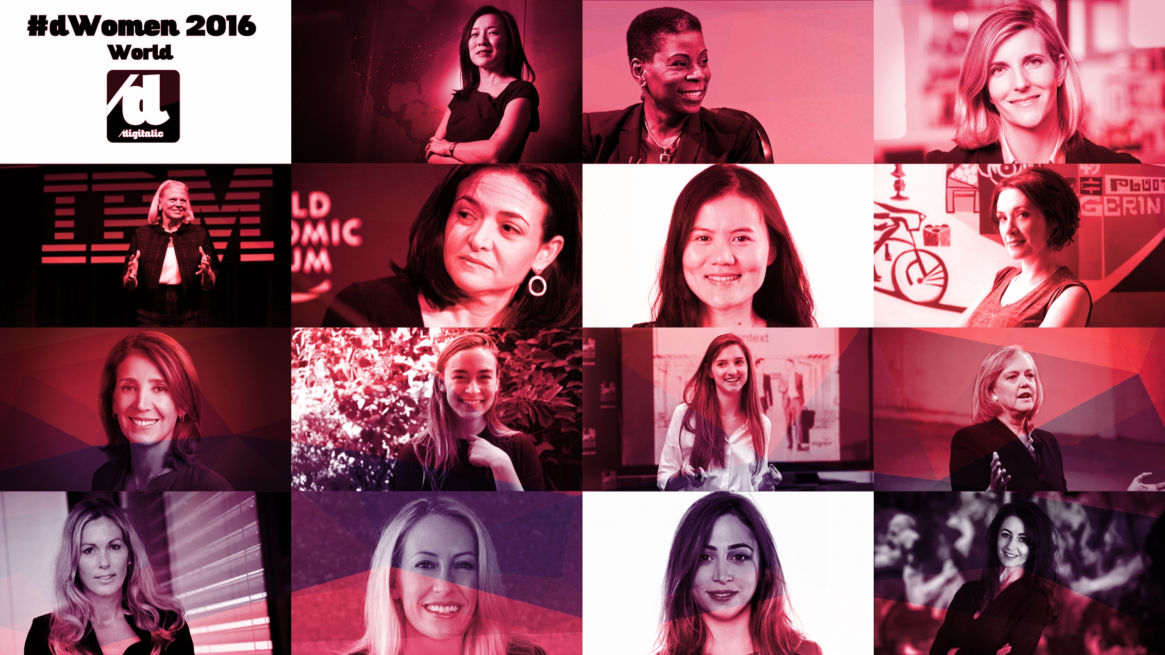 Le 15 donne più influenti al mondo nella tecnologia #dWomen
