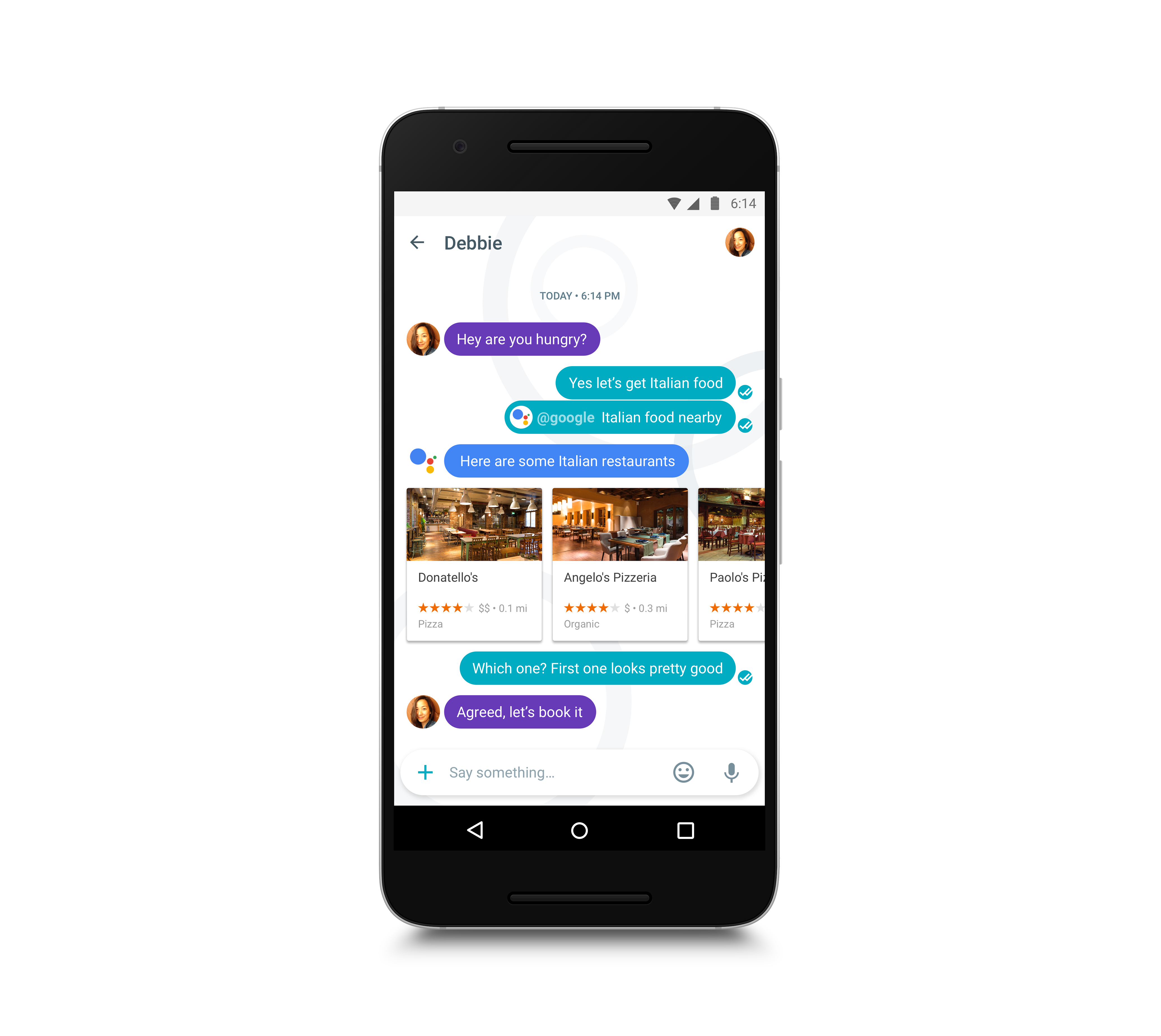 Benvenuto Google Allo, l’app di messaggistica smart