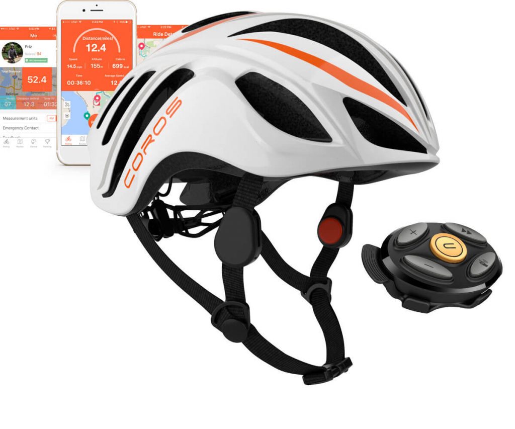 coros linx - smart - helmet bicicletta