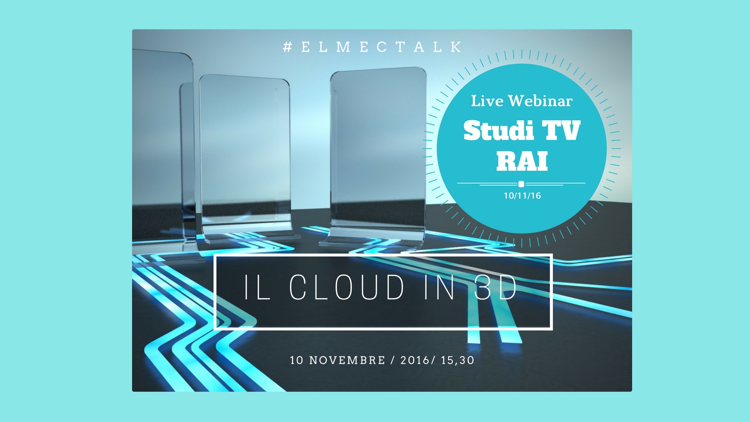 Segui dagli studi virtuali RAI la prima trasmissione streaming sull’innovazione Cloud