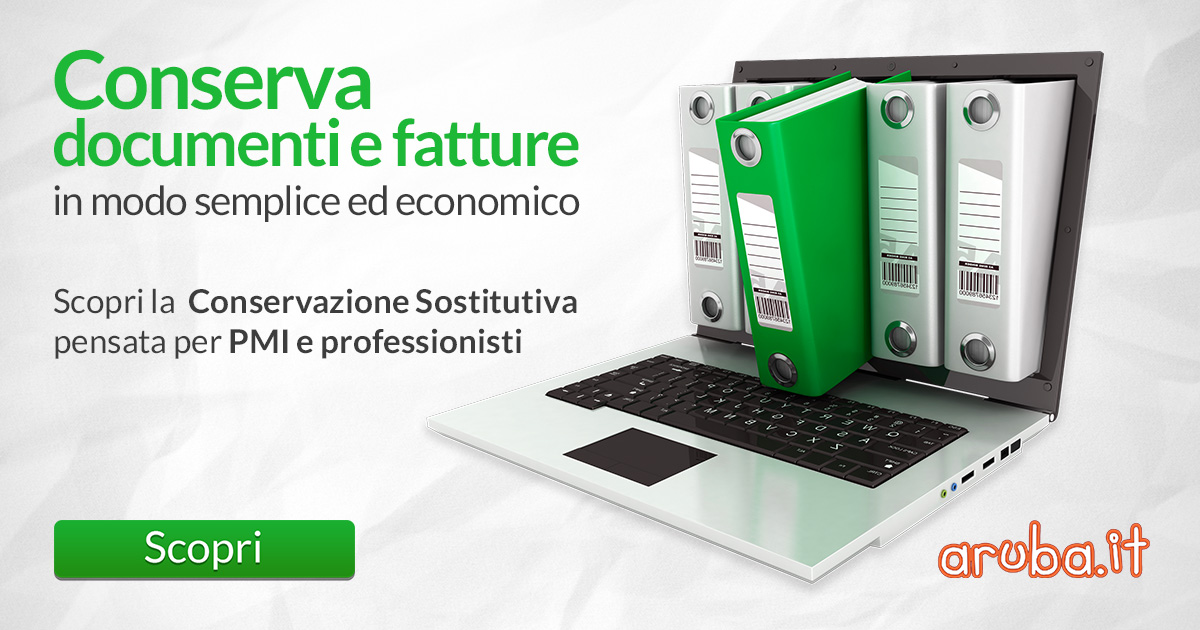 Aruba lancia DocFly , nuovo servizio di Conservazione Sostitutiva