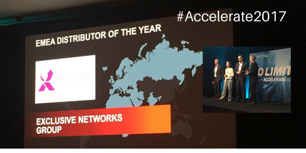 Exclusive Networks è “Fortinet Distribution Partner of the Year” 2016