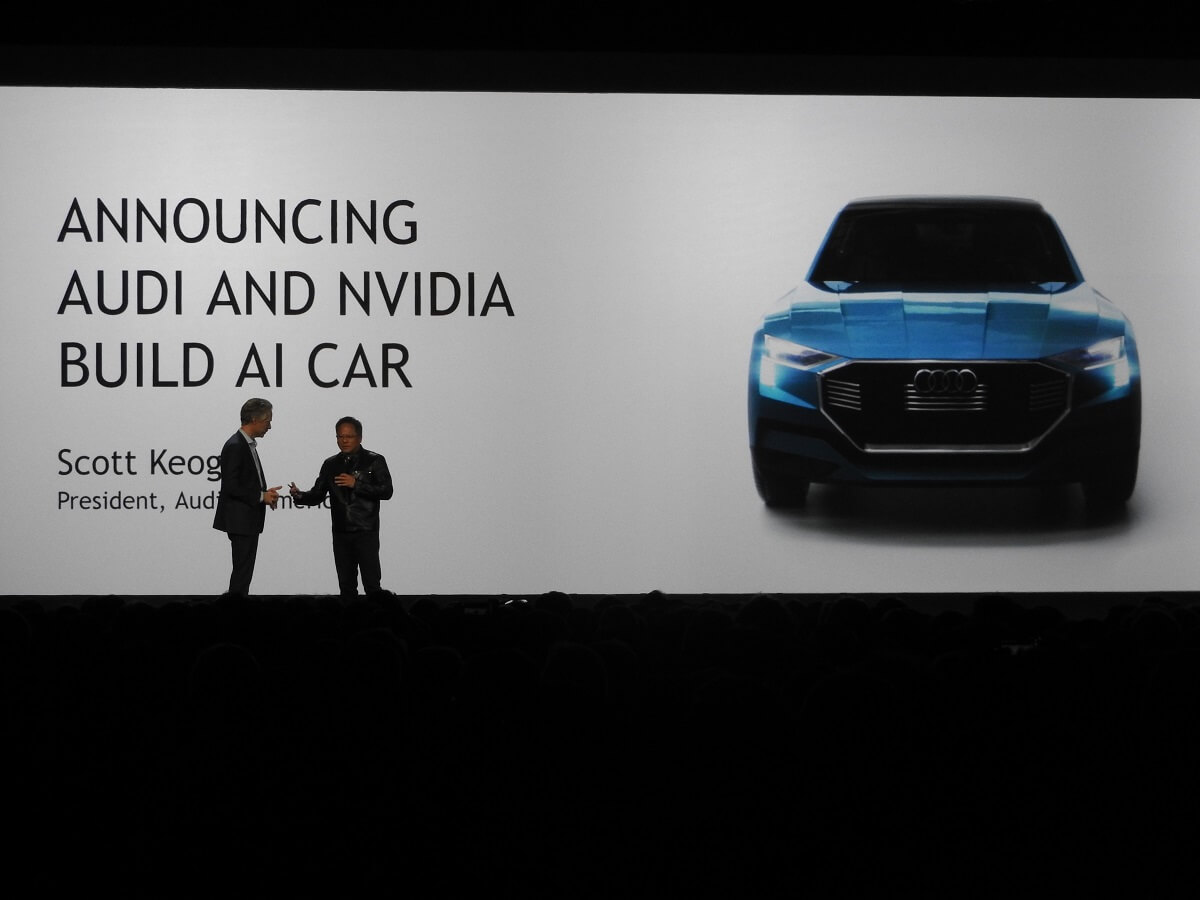 Nvidia e Audi, insieme per costruire l’auto ad intelligenza artificiale
