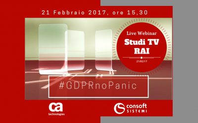 #GDPRnoPanic: il Webinar 2.0 sulla nuova normativa Europea