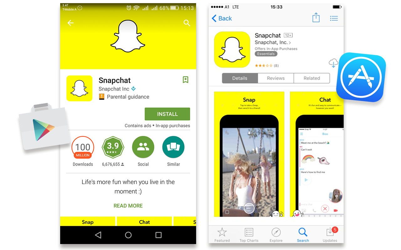 App più popolari: Snapchat è in cima alla classifica