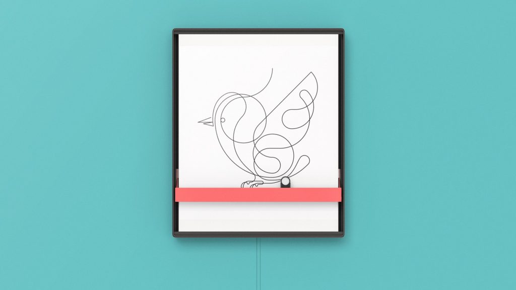 Joto, la lavagna robotica che disegna i tweet e i messaggi Slack nella vita reale