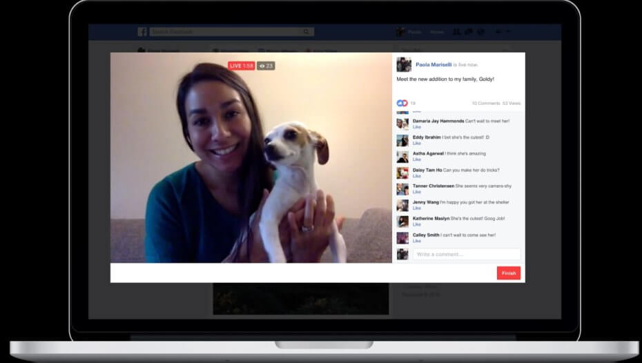 Facebook Live desktop: ora è possibile condividere i video live da PC