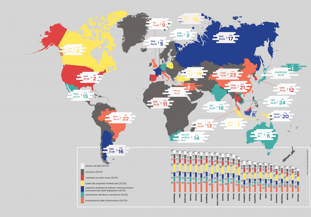 la mappa del cloud italia HD