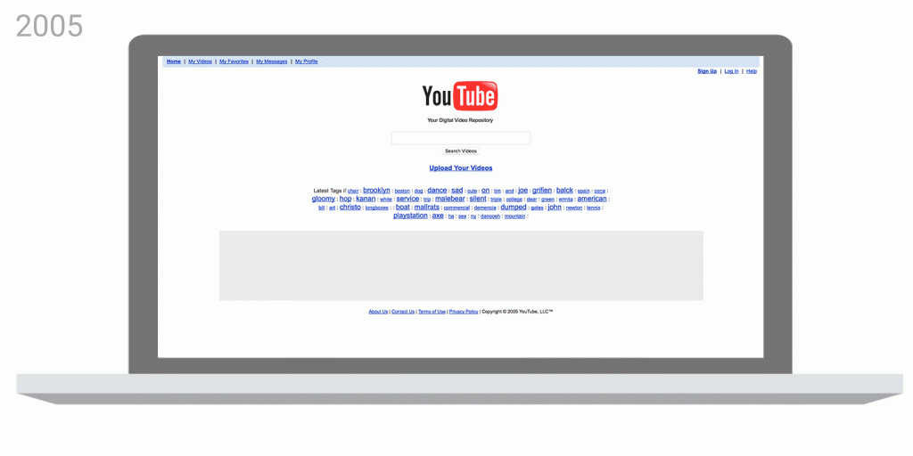 nuovo youtube Desktop evolution