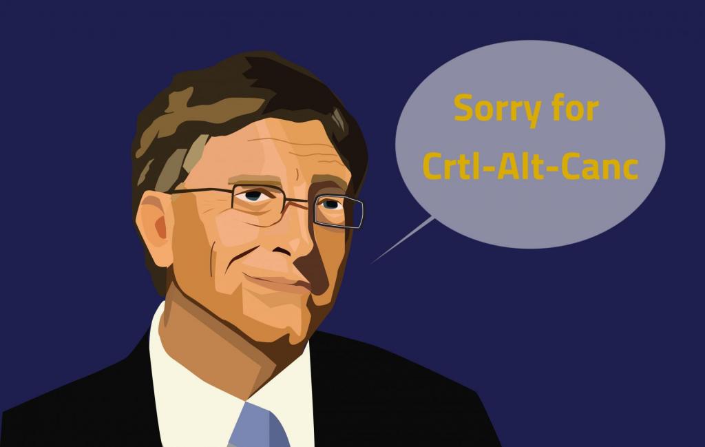 Ctrl-Alt-Canc, Bill Gates Chiede scusa per la combinazione scomoda di tasti