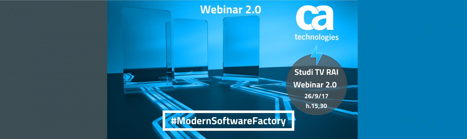 Webinar 2.0 ModernSoftwareFactory: metti il Software al centro del business – 26/9/17