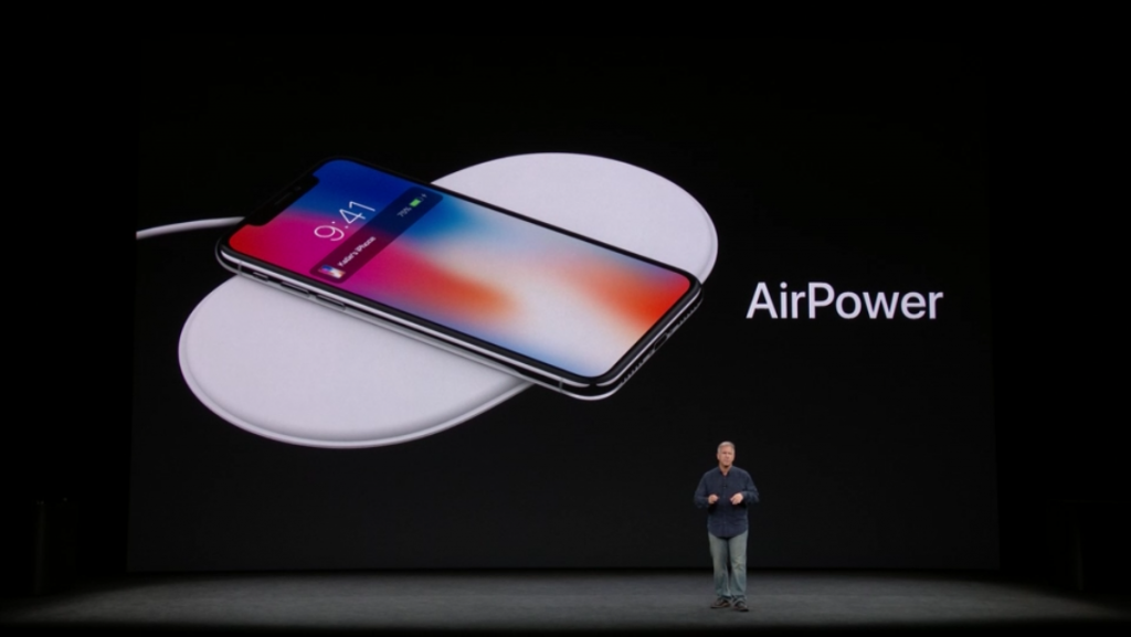 iPhone X Ricarica Wireless apple keynote