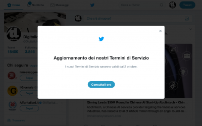 Twitter nuovi termini di servizio : polemiche sull’uso dei contenuti