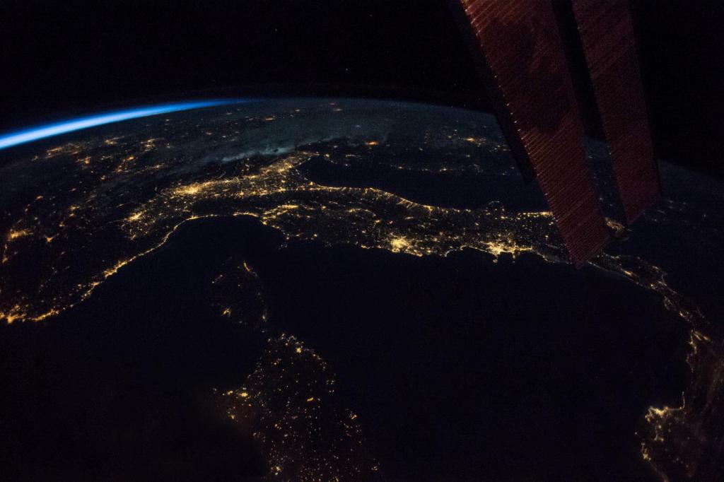 L’Italia fotografata da Paolo Nespoli