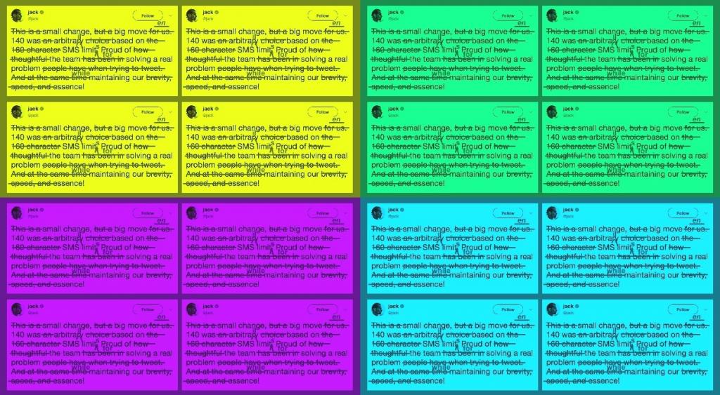 Ufficiale Twitter 280 caratteri per tutti