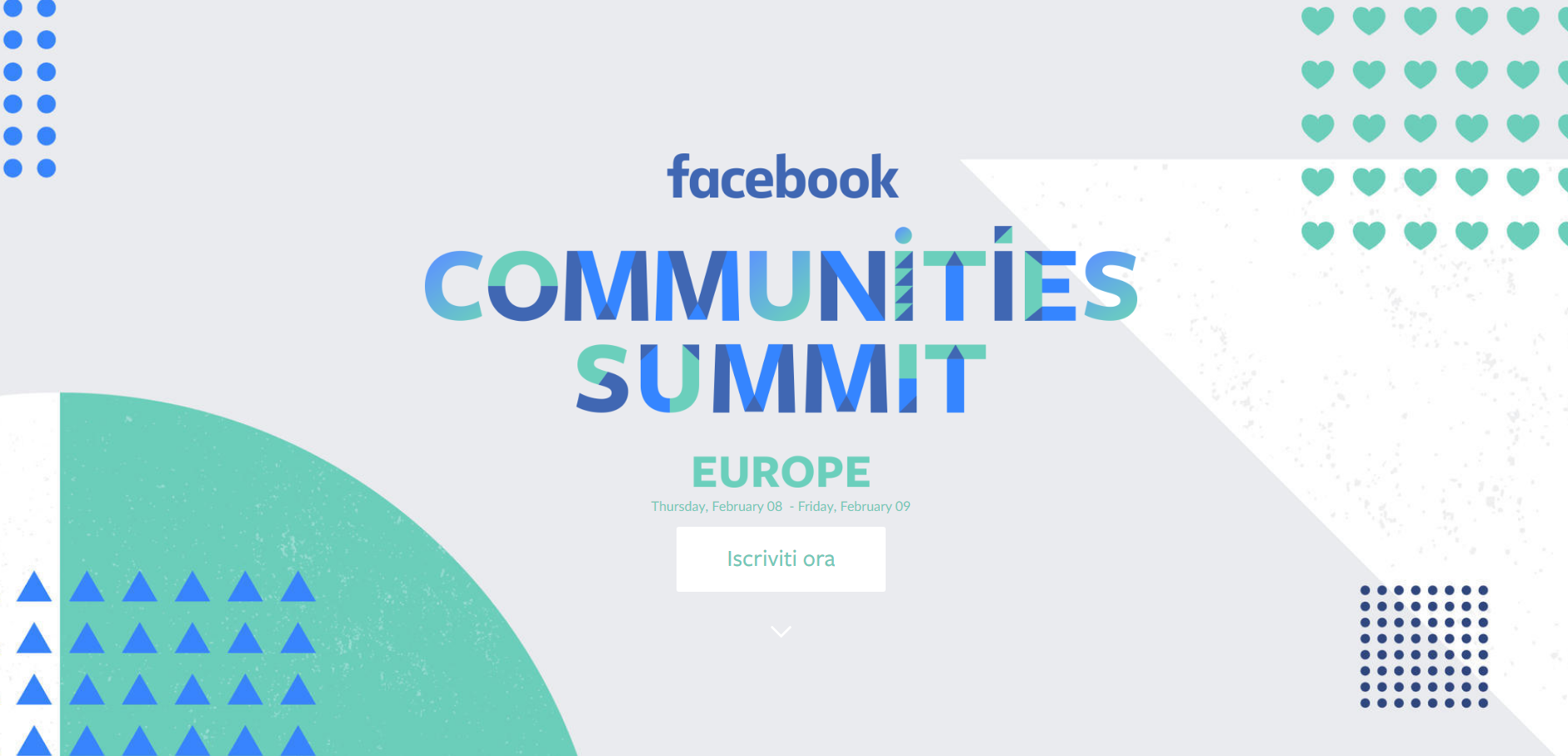 Facebook Communities Summit 2018 in Europa, celebra le comunità