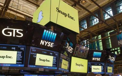 Snap crolla in Borsa, cala il prezzo delle azioni Snapchat