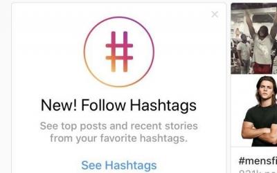 Instagram: nuovo modo di seguire gli hashtag