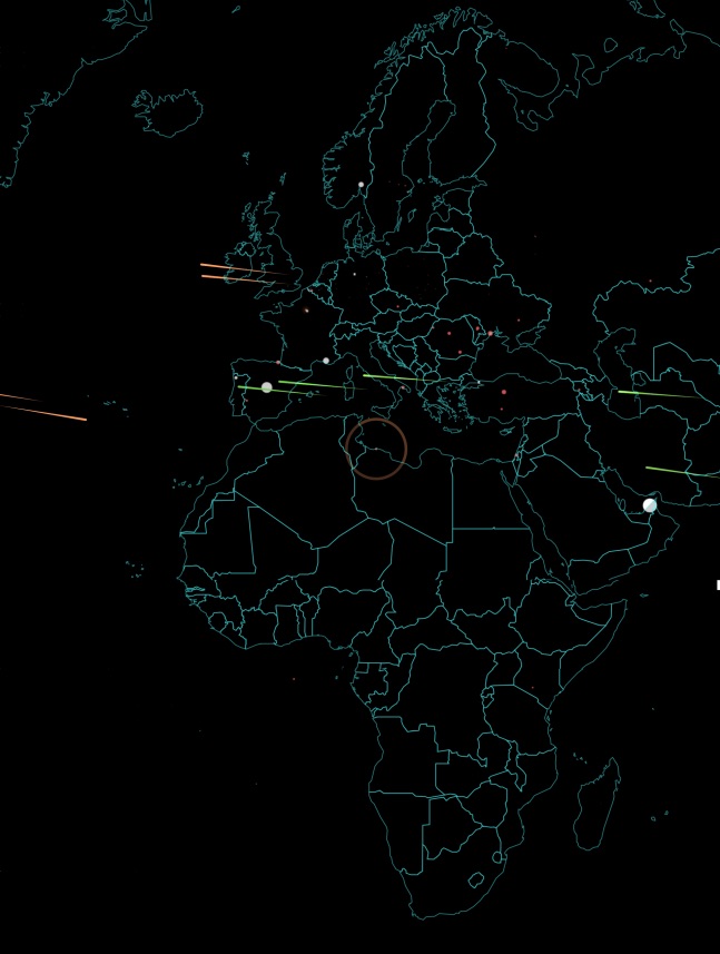 Norse, una mappa per vedere gli attacchi informatici in diretta