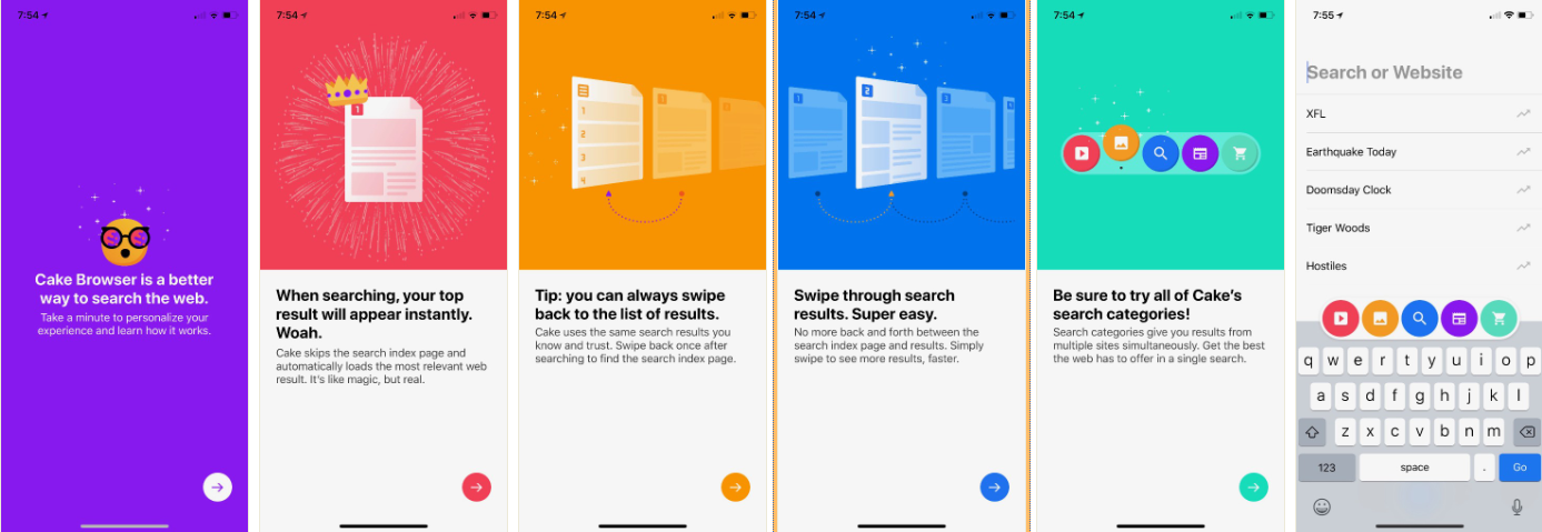 Cake browser, la startup che vuole cambiare la ricerca mobile