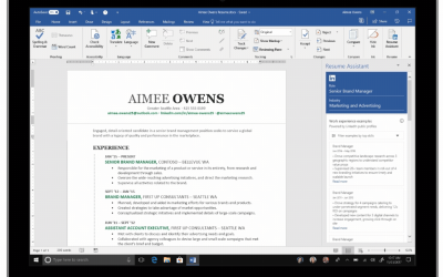 Come migliorare il curriculum con LinkedIn e Office