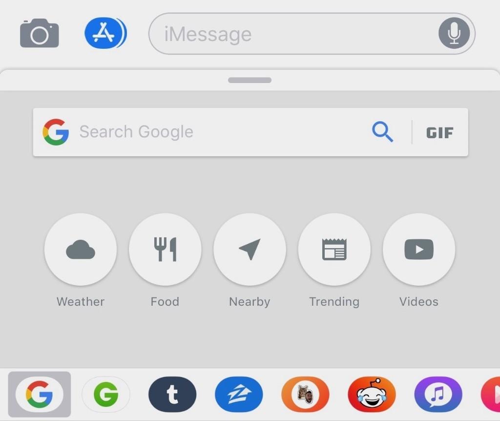 googlesearch in imessage