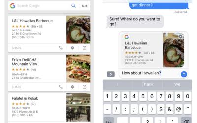 La ricerca di Google arriva in iMessage su iOS
