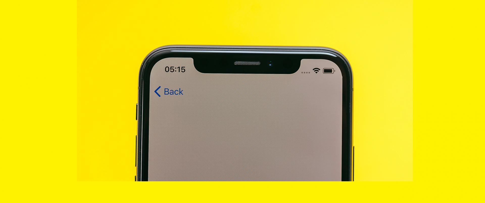 iPhone: Apple già pronta ad abbandonare il “notch”?