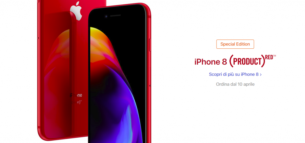 iphone8 productred